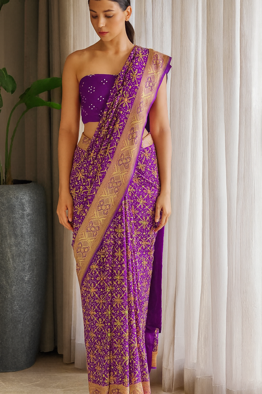 Aprajita - Invincible Meenakari Saree