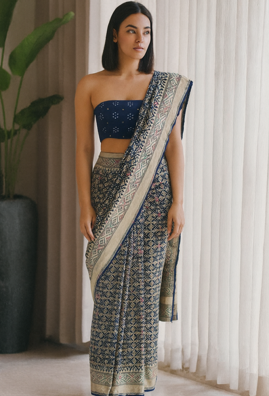 Arika - Most Beautiful Meenakari Saree