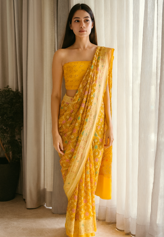 Keesha - Immense Joy Meenakari Saree