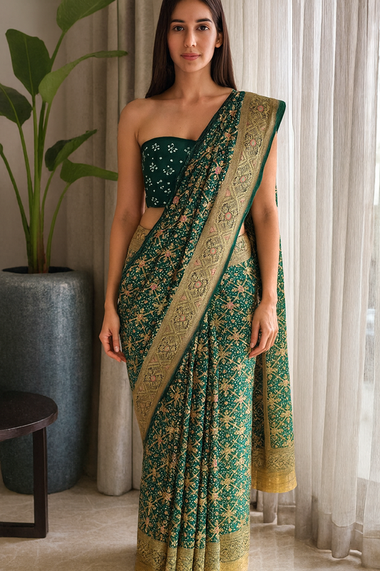 Vidya - Knowledge Meenakari Saree