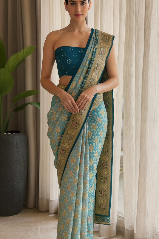 Anita - Graceful Meenakari Saree