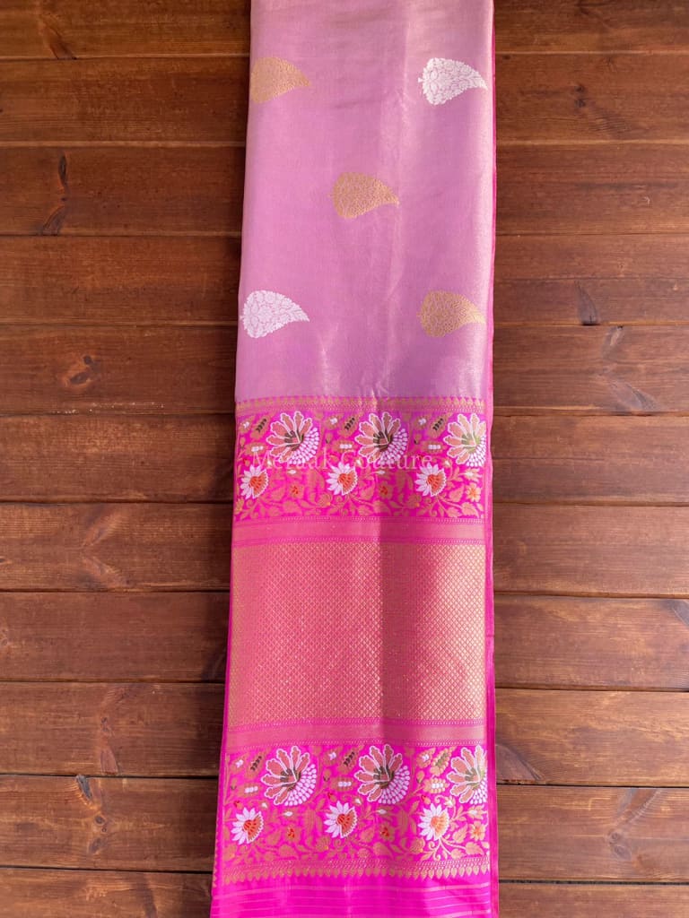 Heer - Heavenly Gift Of God Banarasi Tissue Silk Saree Dupatta